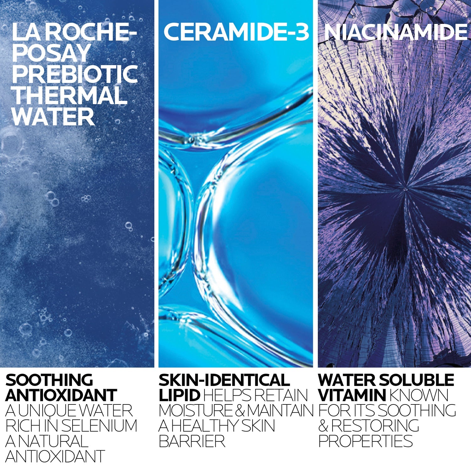 Toleriane Purifying Foaming Cleanser & Toleriane Double Repair Face Moisturizer Travel Set