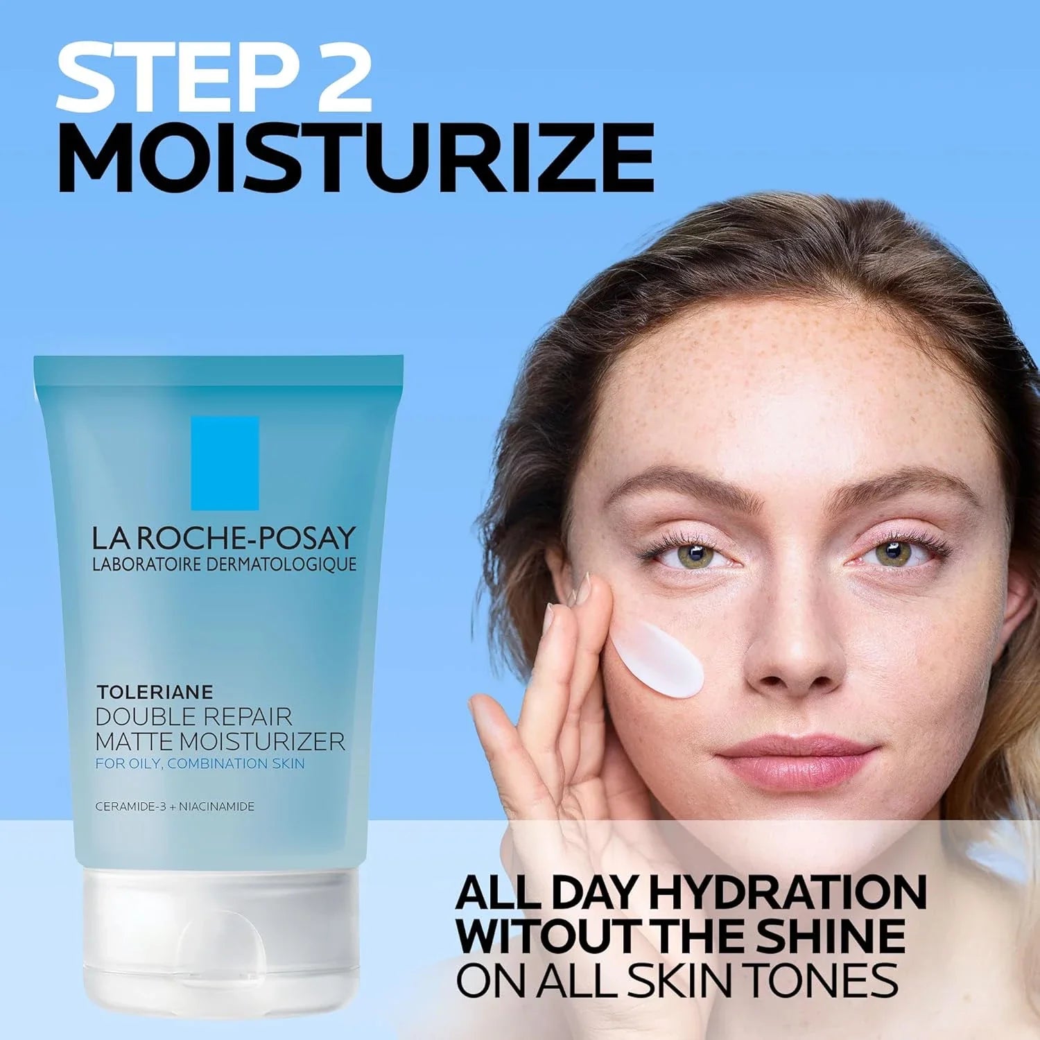Effaclar Medicated Acne Cleanser & Toleriane Double Repair Matte Moisutrizer Travel Set