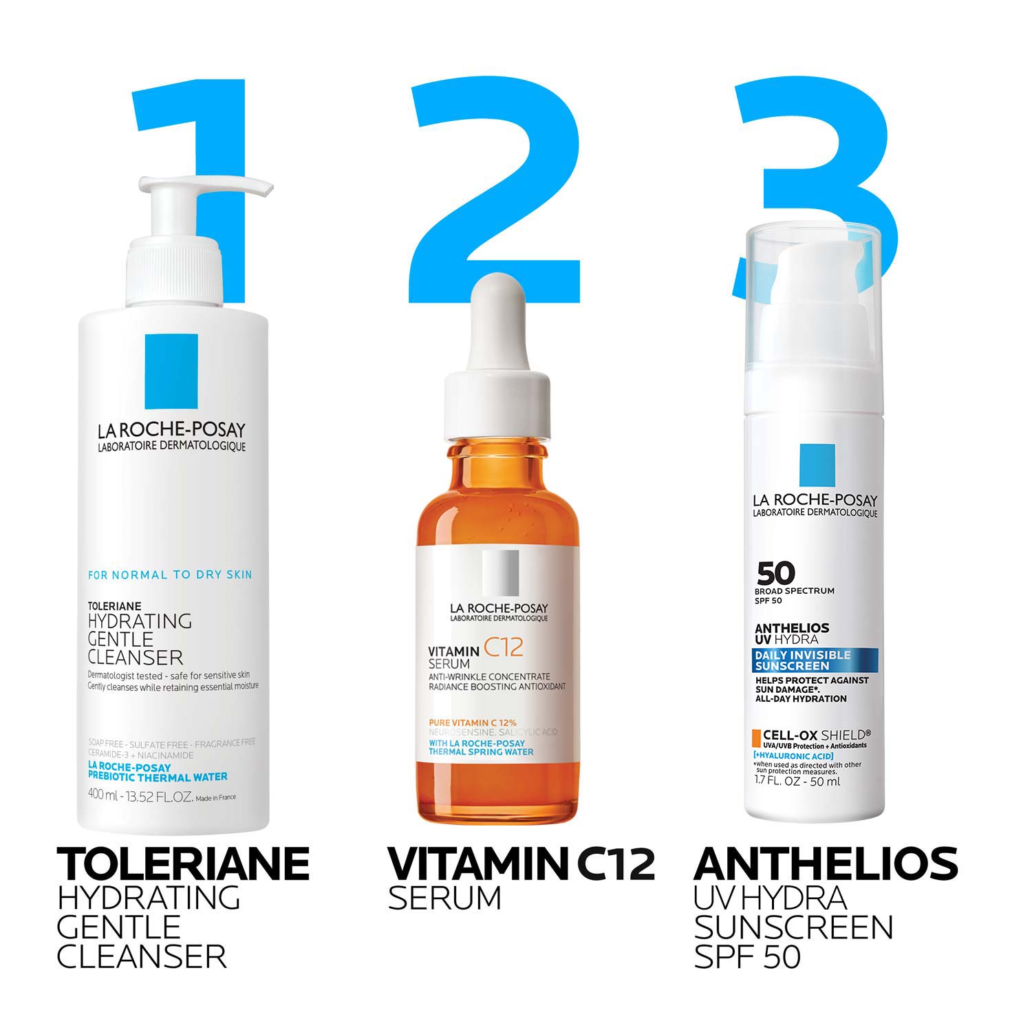 Anthelios UV Hydra Hydrating Face Sunscreen SPF 50 With Hyaluronic Acid